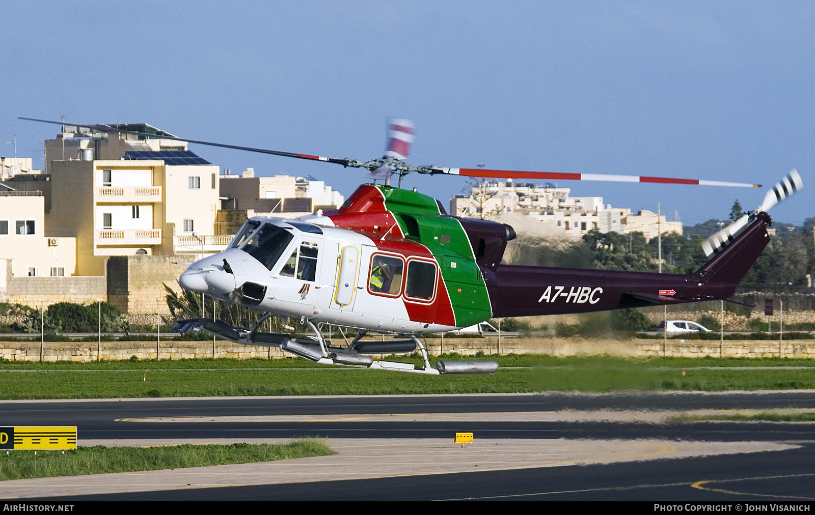 Aircraft Photo of A7-HBC | Bell 412EP | Gulf Helicopters | AirHistory.net #809409