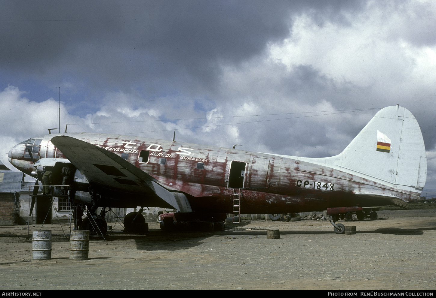 Aircraft Photo of CP-1848 | Curtiss C-46A Commando | TAS - Transportes Aéreos Suravia | AirHistory.net #809419