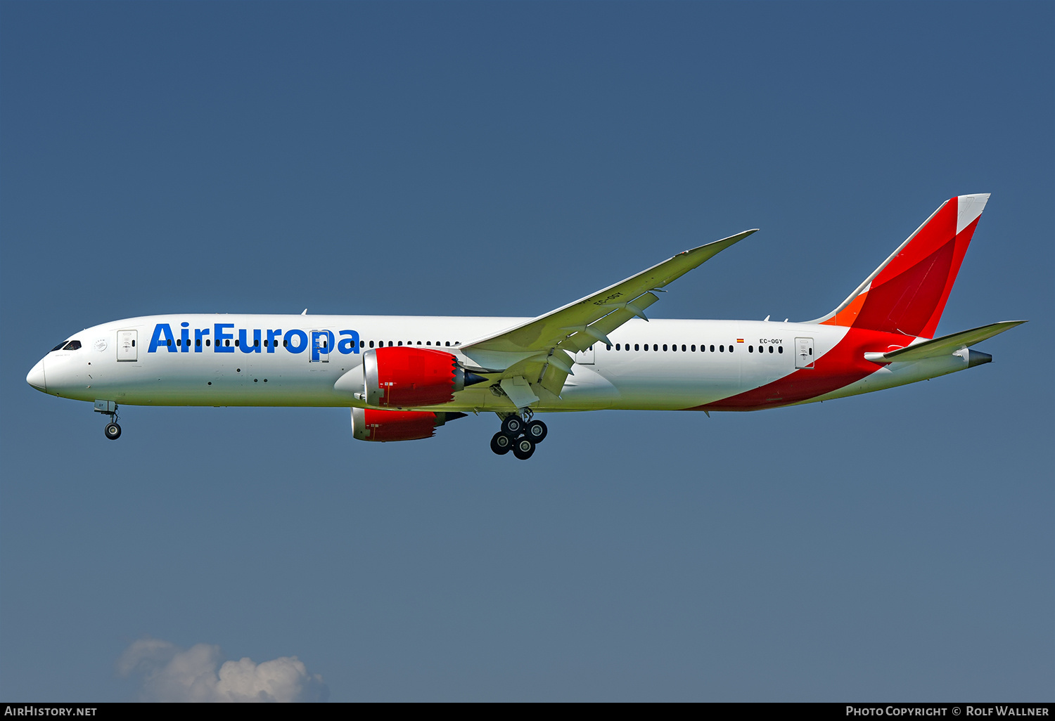 Aircraft Photo of EC-OGY | Boeing 787-9 Dreamliner | Air Europa | AirHistory.net #809422