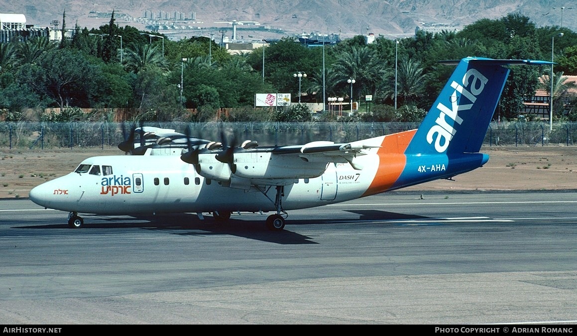 Aircraft Photo of 4X-AHA | De Havilland Canada DHC-7-102 Dash 7 | Arkia Israeli Airlines | AirHistory.net #809434