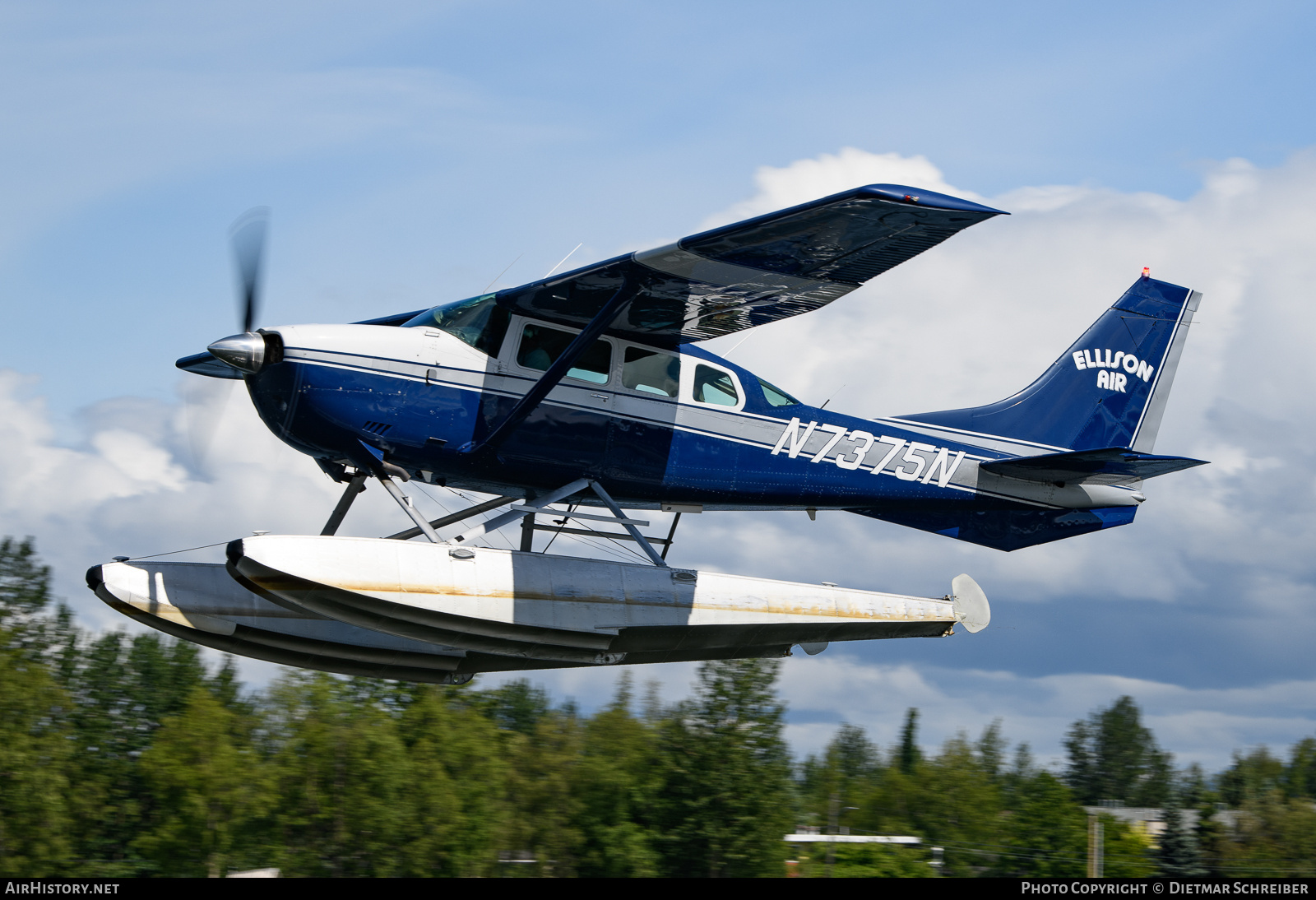Aircraft Photo of N7375N | Cessna U206G Stationair 6 | Ellison Air | AirHistory.net #809451