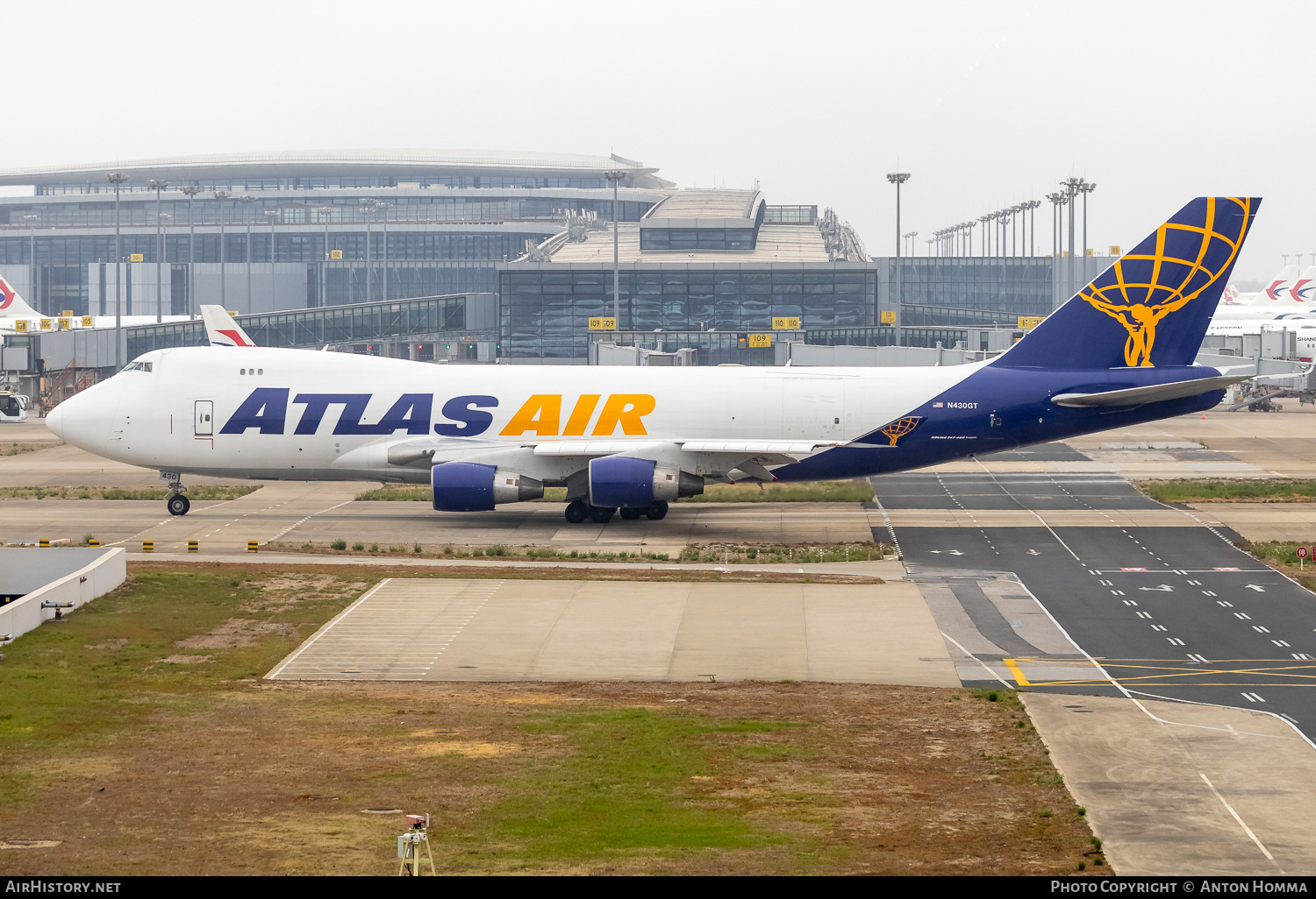 Aircraft Photo of N430GT | Boeing 747-4H6F/SCD | Atlas Air | AirHistory.net #809548