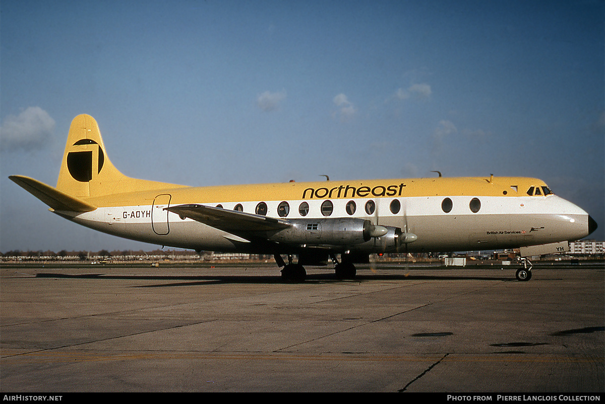Aircraft Photo of G-AOYH | Vickers 806 Viscount | Northeast Airlines | AirHistory.net #809582