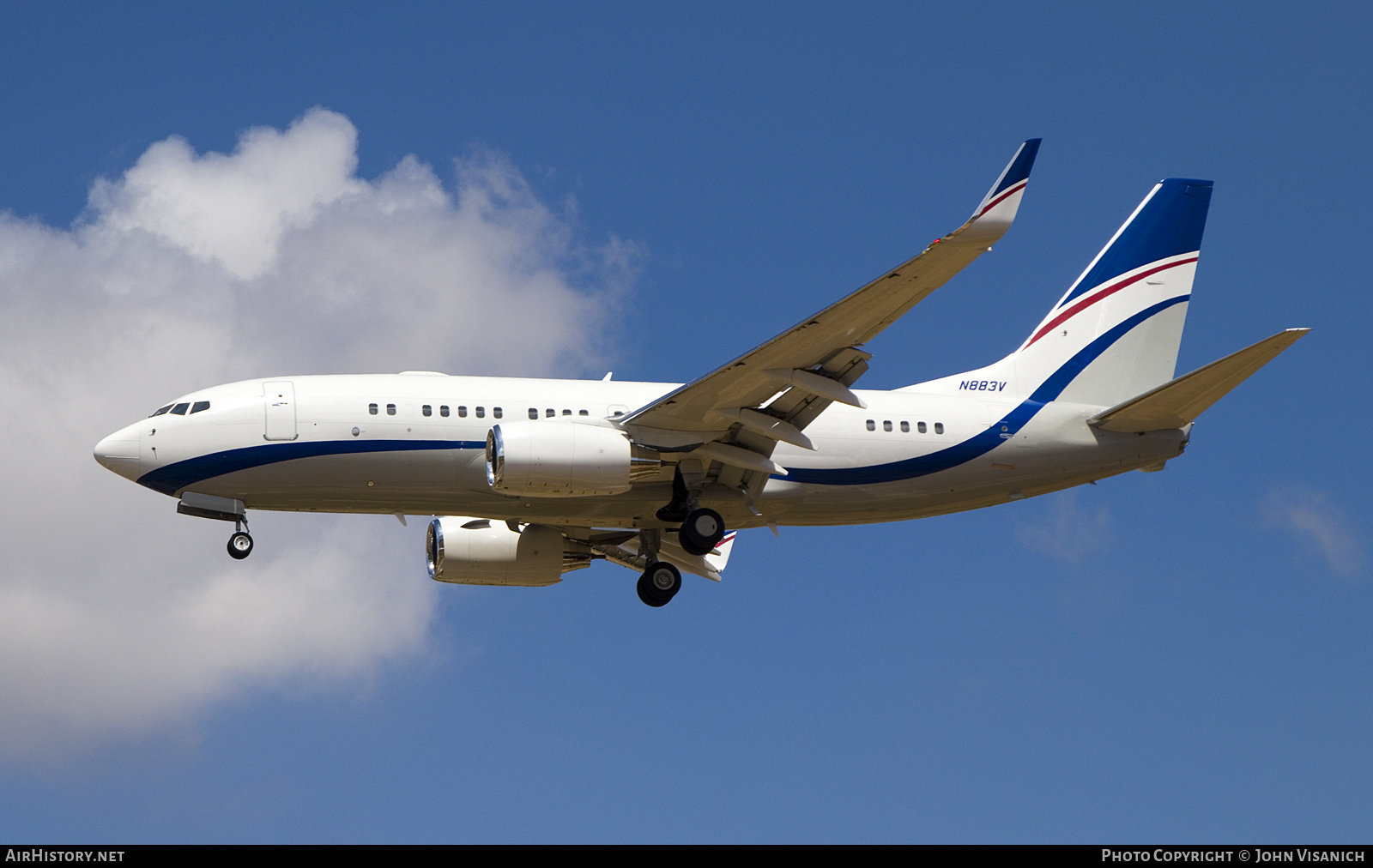 Aircraft Photo of N883V | Boeing 737-75G BBJ | AirHistory.net #809589