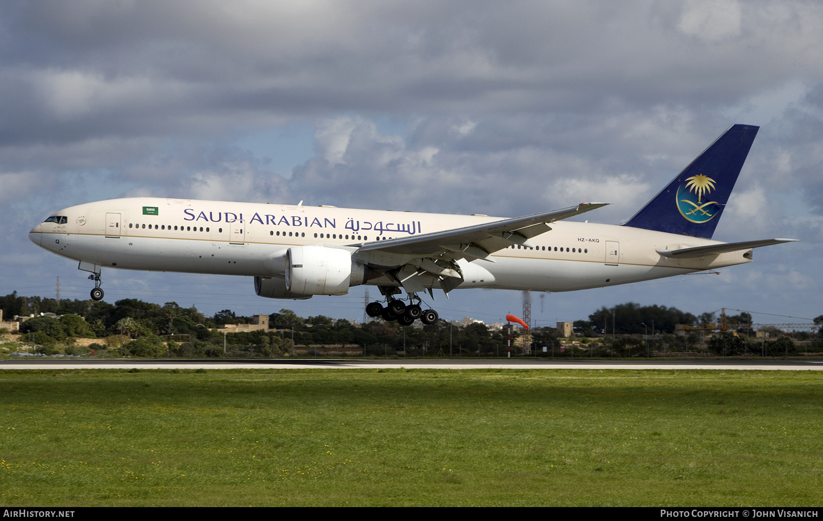 Aircraft Photo of HZ-AKQ | Boeing 777-268/ER | Saudi Arabian Airlines | AirHistory.net #809590