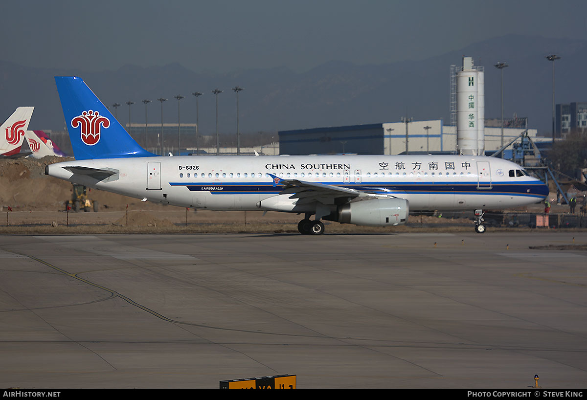 Aircraft Photo of B-6826 | Airbus A320-232 | China Southern Airlines | AirHistory.net #809624