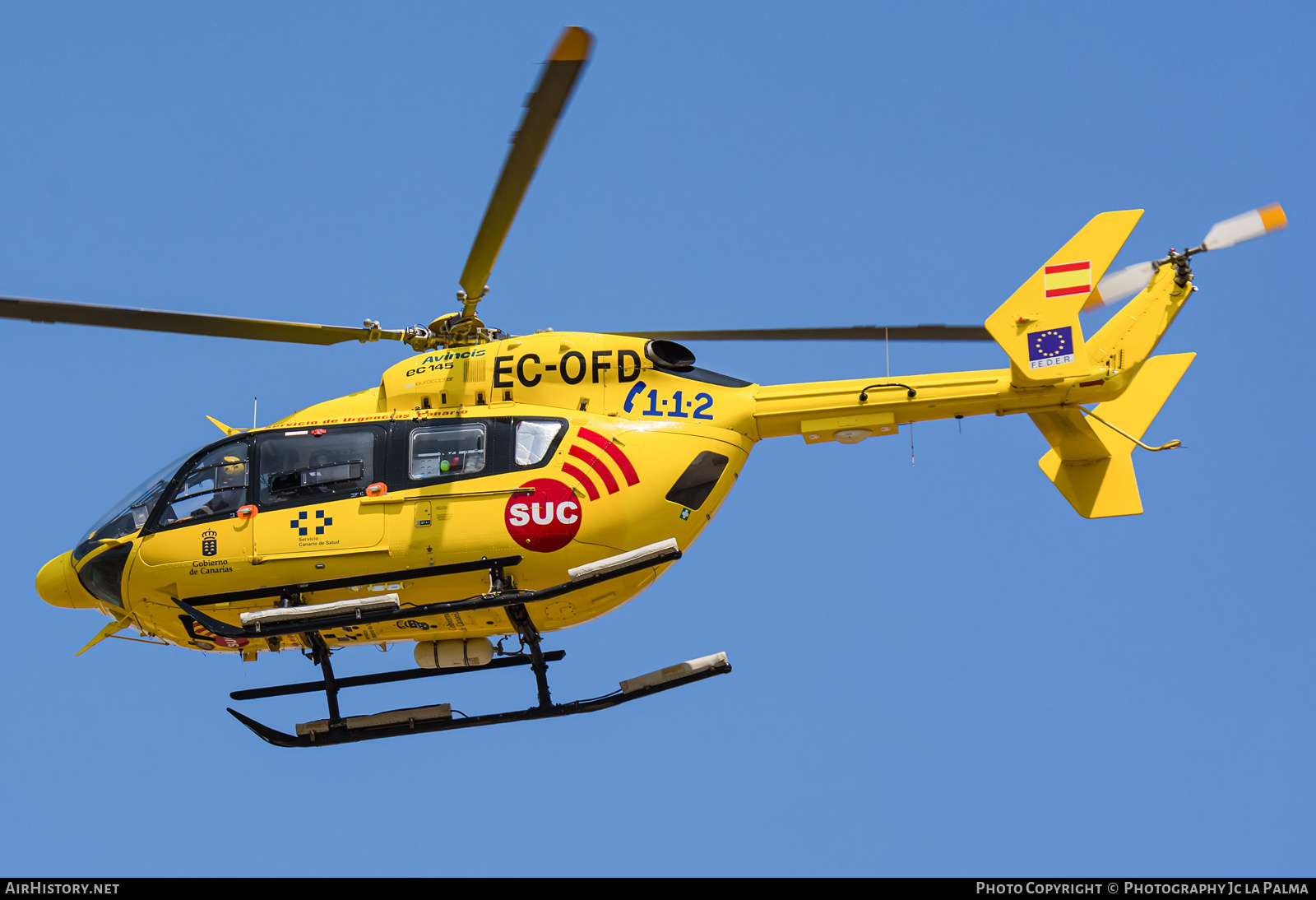 Aircraft Photo of EC-OFD | Eurocopter-Kawasaki BK-117/EC-145 | Avincis | AirHistory.net #809626