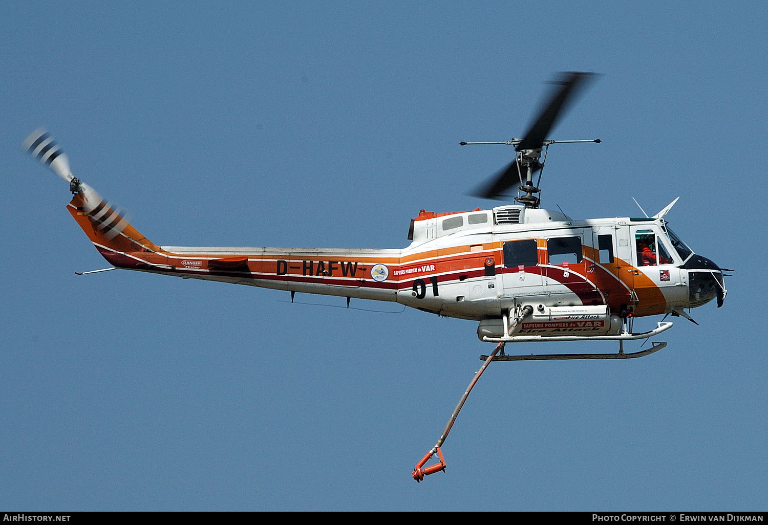 Aircraft Photo of D-HAFW | Bell 205A-1 | Sapeurs Pompiers du Var | AirHistory.net #809627