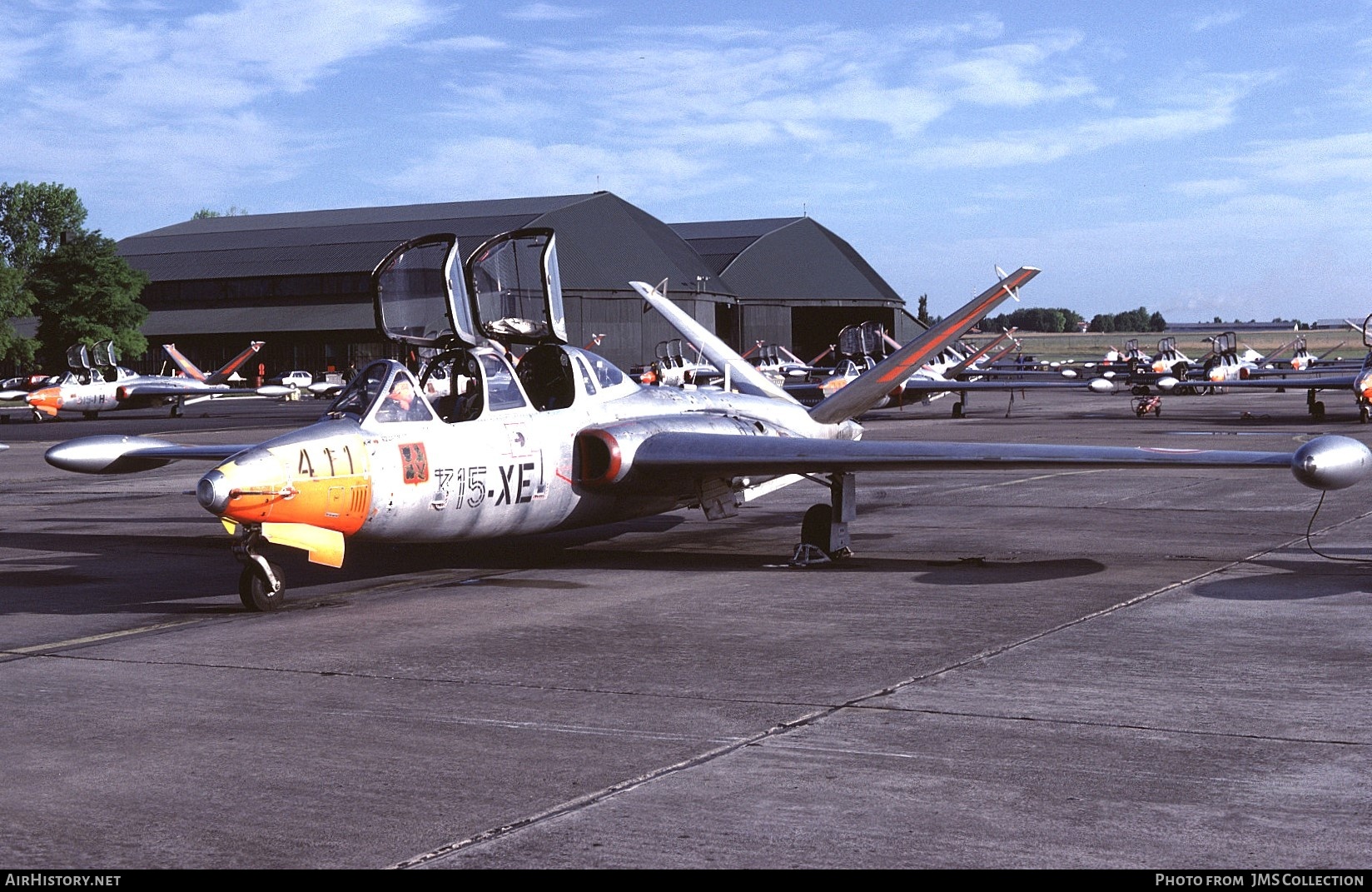 Aircraft Photo of 411 | Fouga CM-170R Magister | France - Air Force | AirHistory.net #809650
