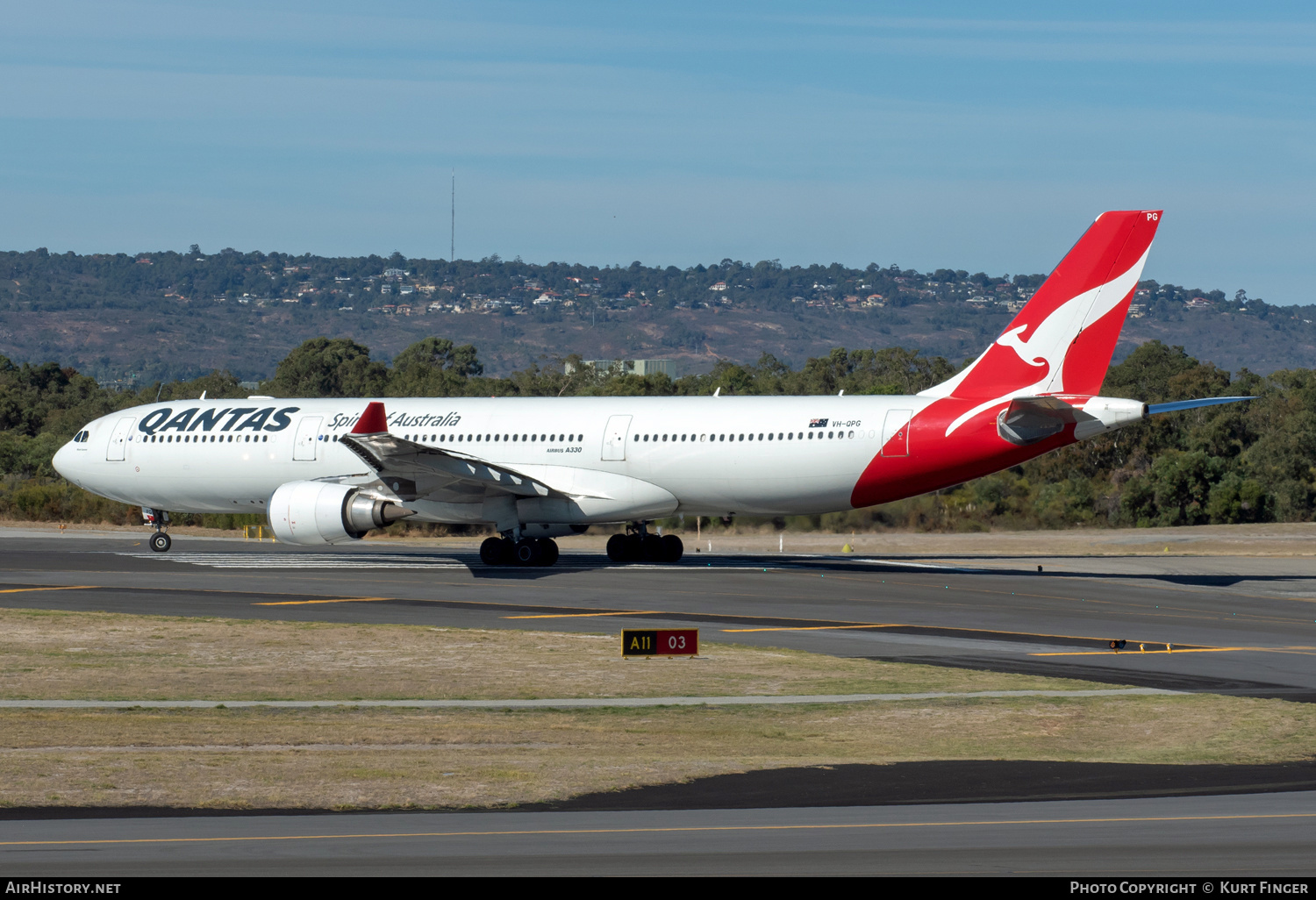 Aircraft Photo of VH-QPG | Airbus A330-303 | Qantas | AirHistory.net #809671