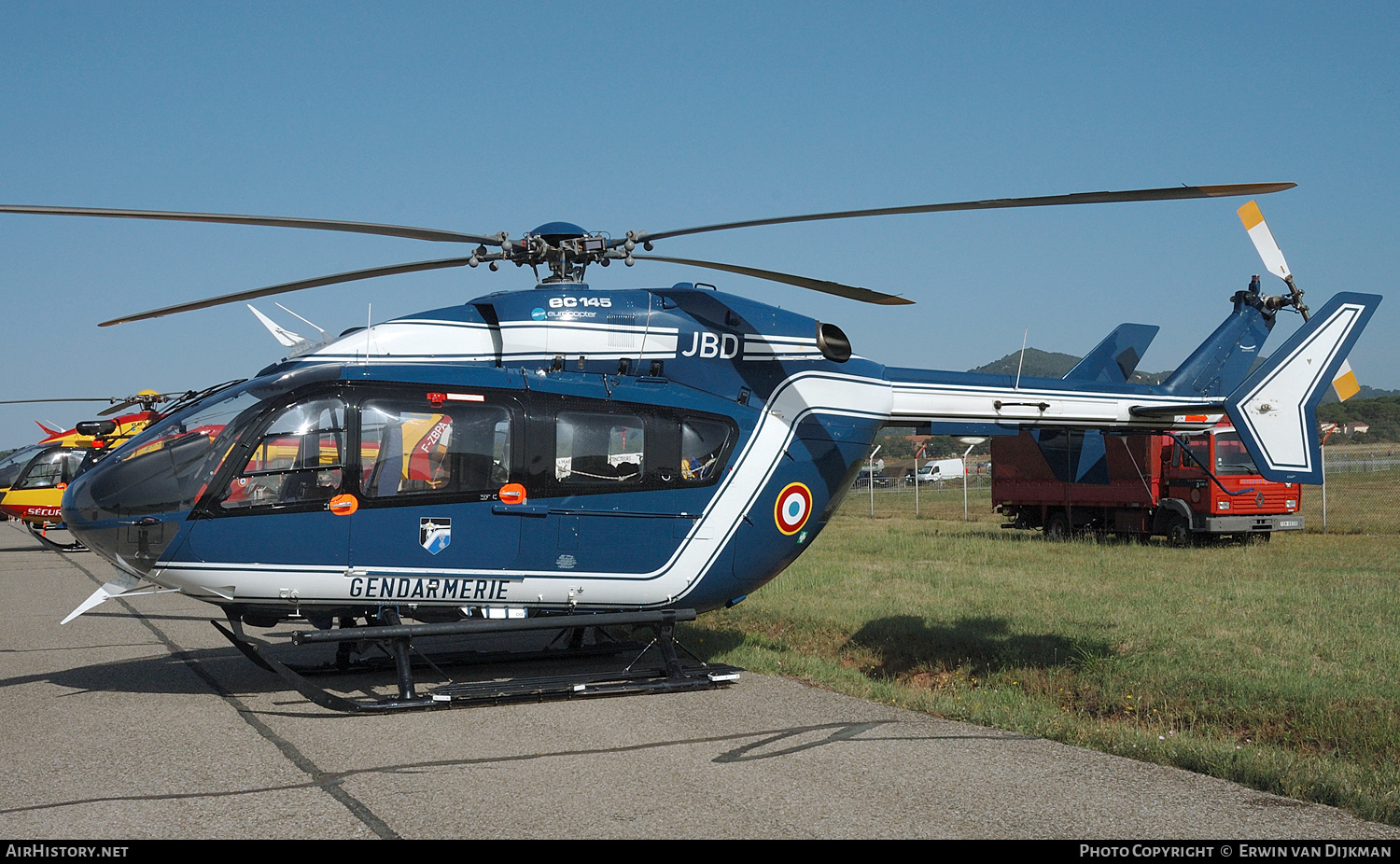 Aircraft Photo of 9019 / F-MJBD | Eurocopter-Kawasaki BK-117/EC-145 | France - Gendarmerie | AirHistory.net #809685