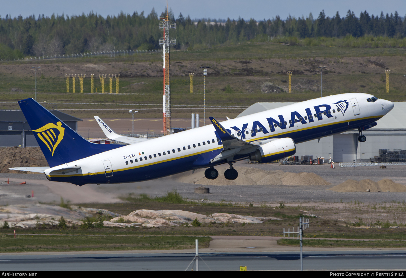 Aircraft Photo of EI-EKL | Boeing 737-8AS | Ryanair | AirHistory.net #809767