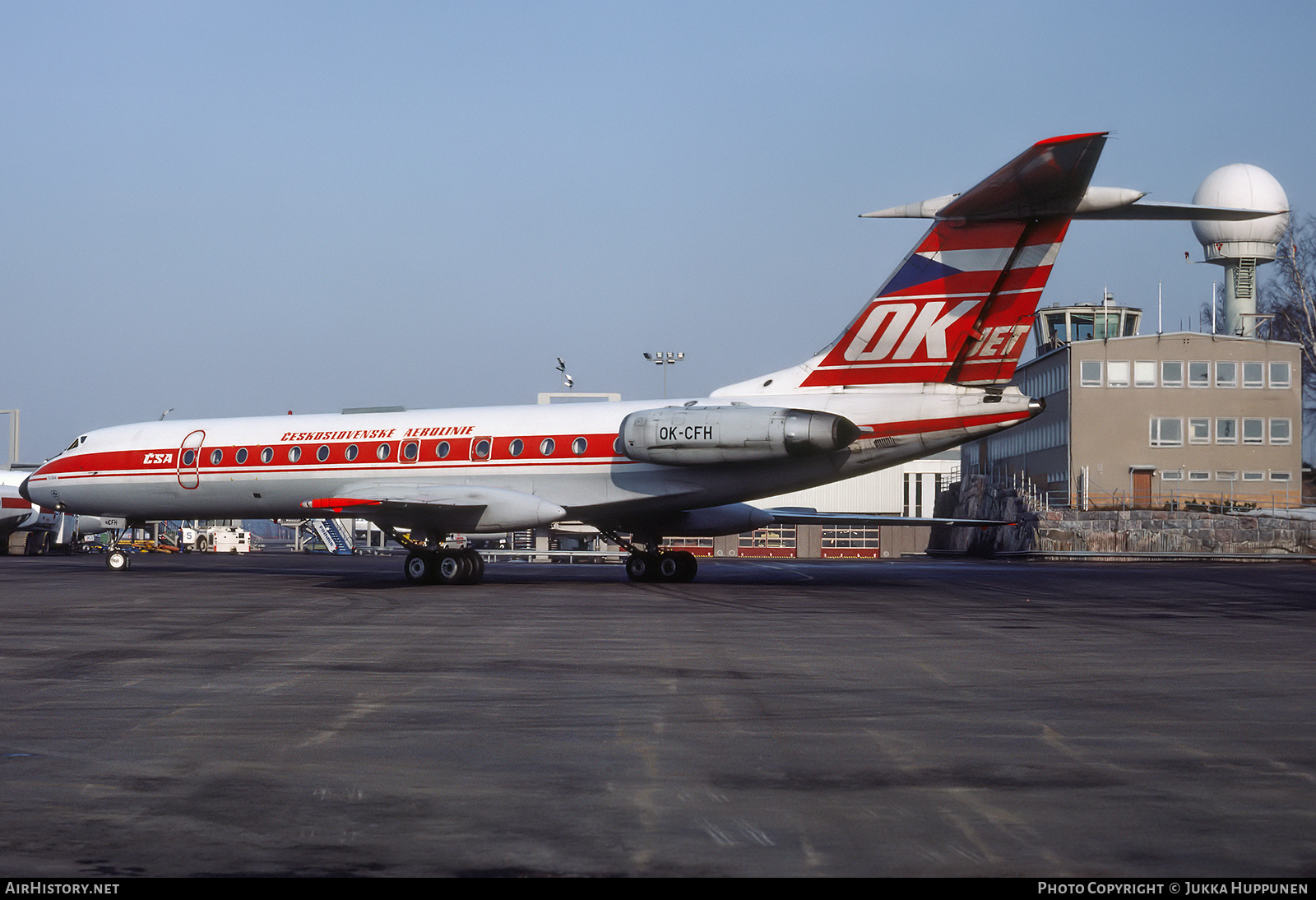Aircraft Photo of OK-CFH | Tupolev Tu-134A | ČSA - Československé Aerolinie - Czechoslovak Airlines | AirHistory.net #809770