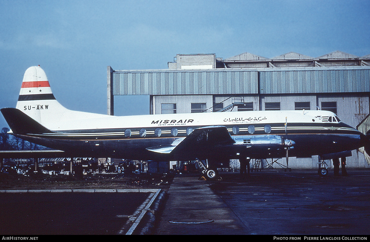 Aircraft Photo of SU-AKW | Vickers 739 Viscount | Misrair | AirHistory.net #809774
