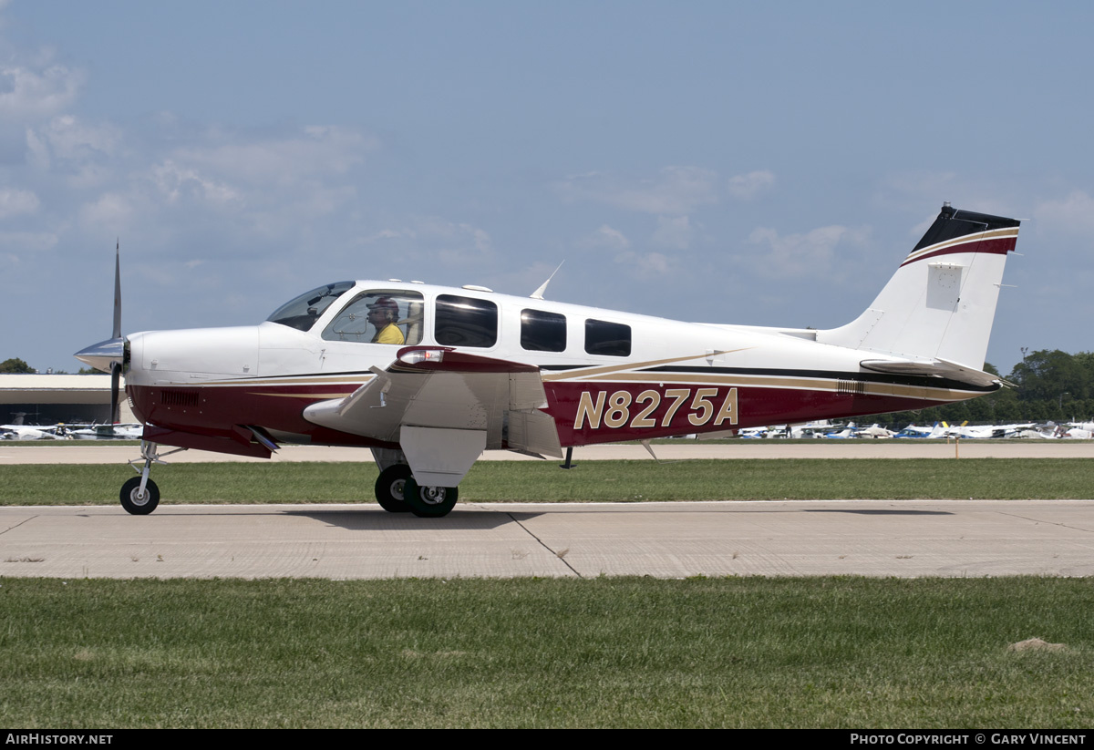Aircraft Photo of N8275A | Beech A36 Bonanza 36 | AirHistory.net #809824