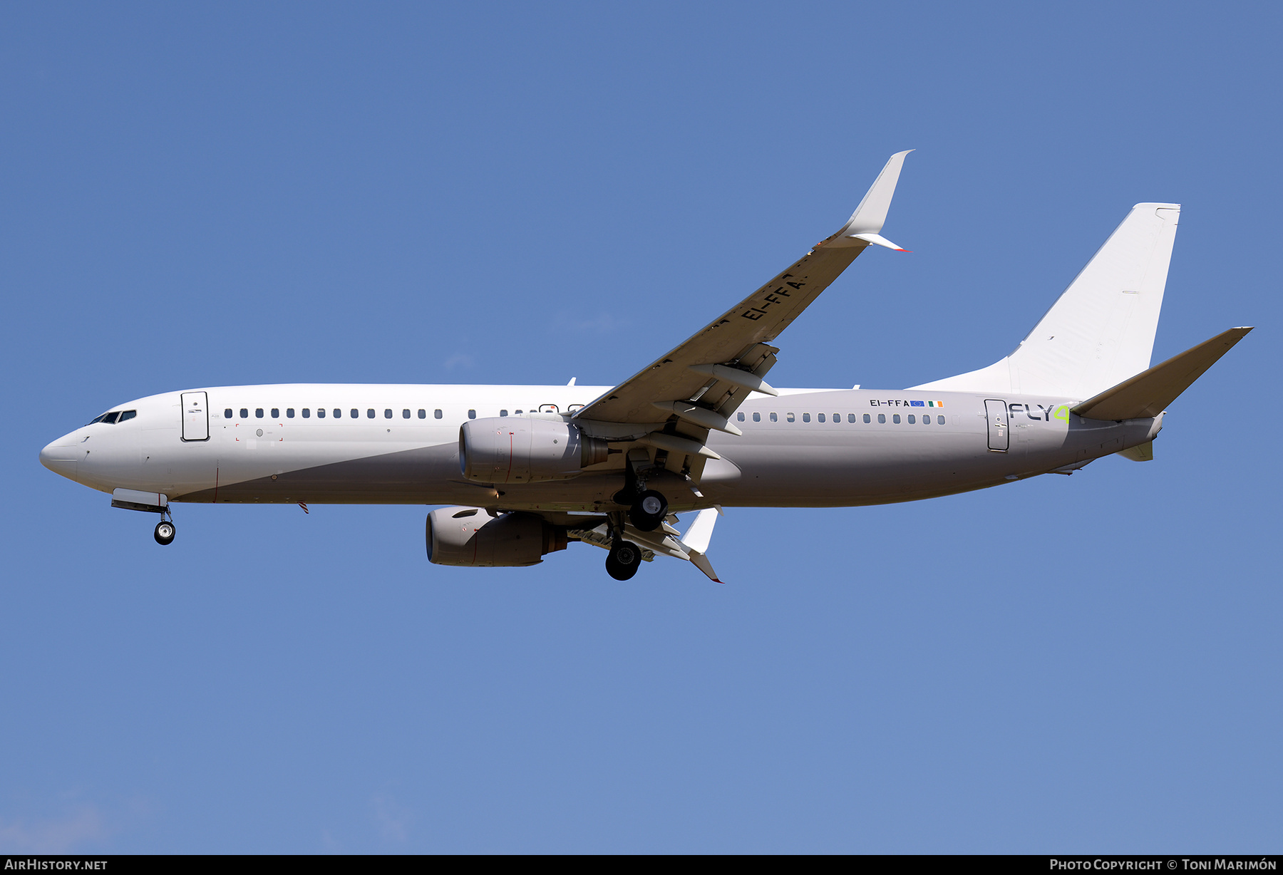 Aircraft Photo of EI-FFA | Boeing 737-8K5 | Fly4 Airlines | AirHistory.net #809826