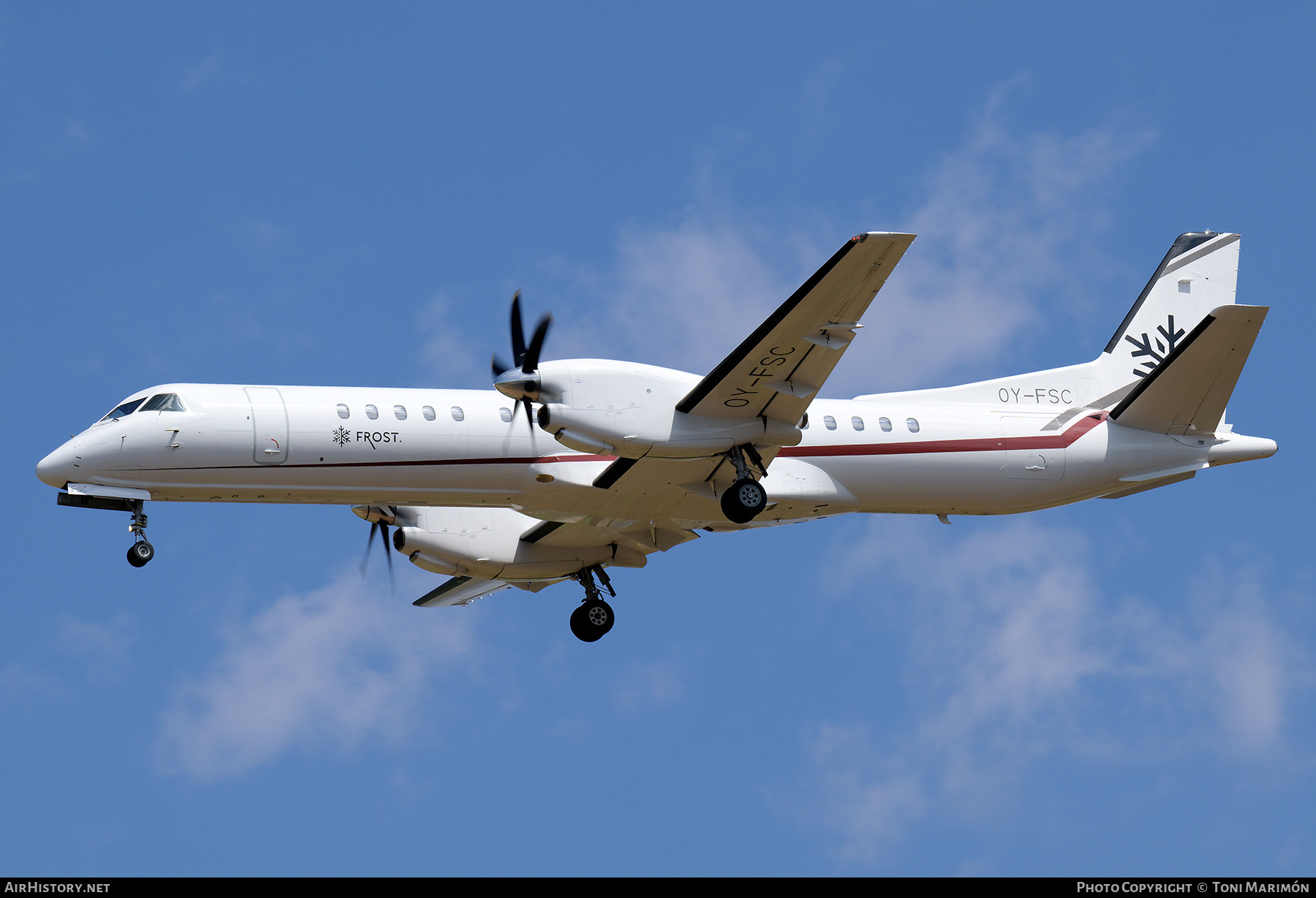 Aircraft Photo of OY-FSC | Saab 2000 | Frost Aero | AirHistory.net #809831