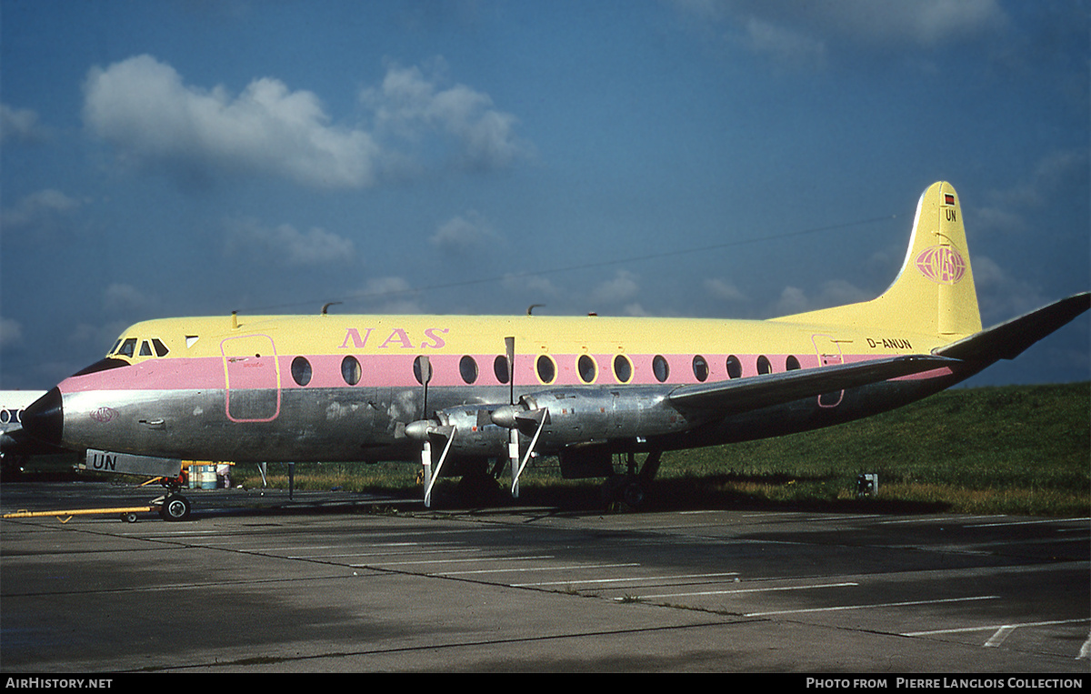 Aircraft Photo of D-ANUN | Vickers 814 Viscount | Nora Air Services - NAS | AirHistory.net #809873