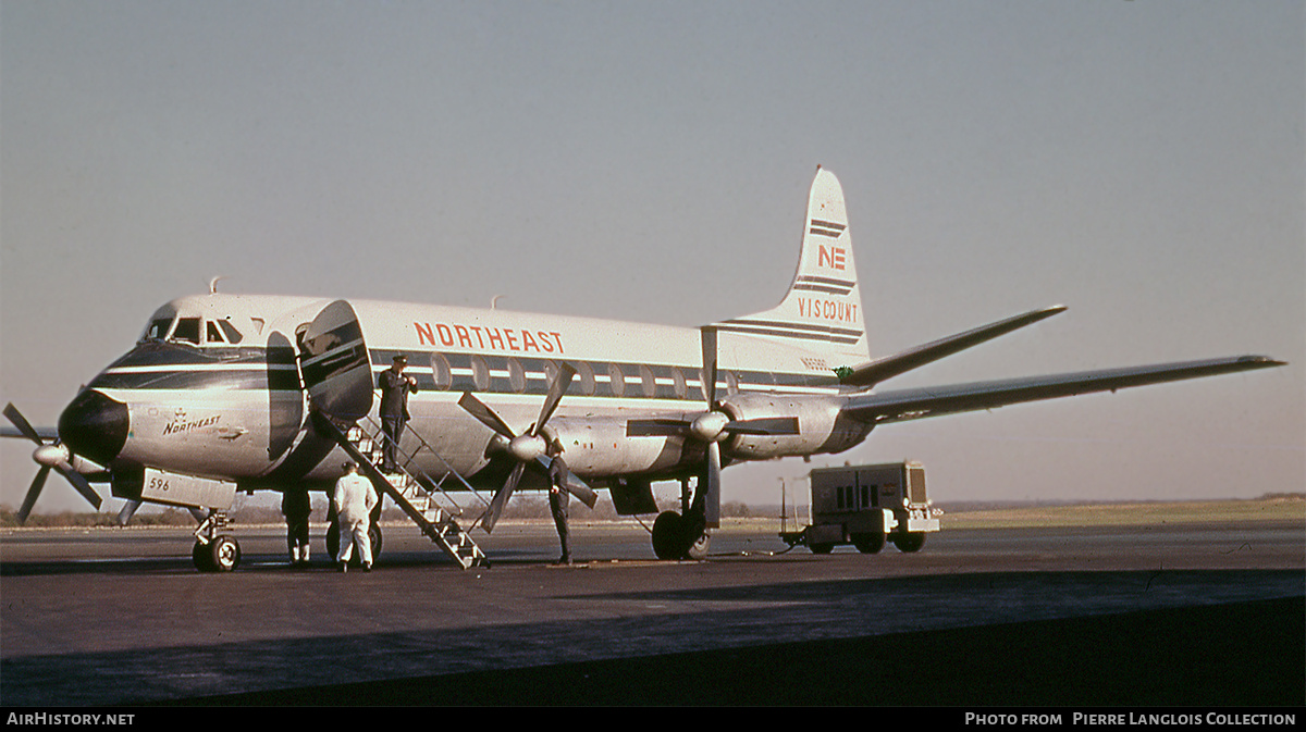 Aircraft Photo of N6596C | Vickers 798D Viscount | Northeast Airlines | AirHistory.net #809893