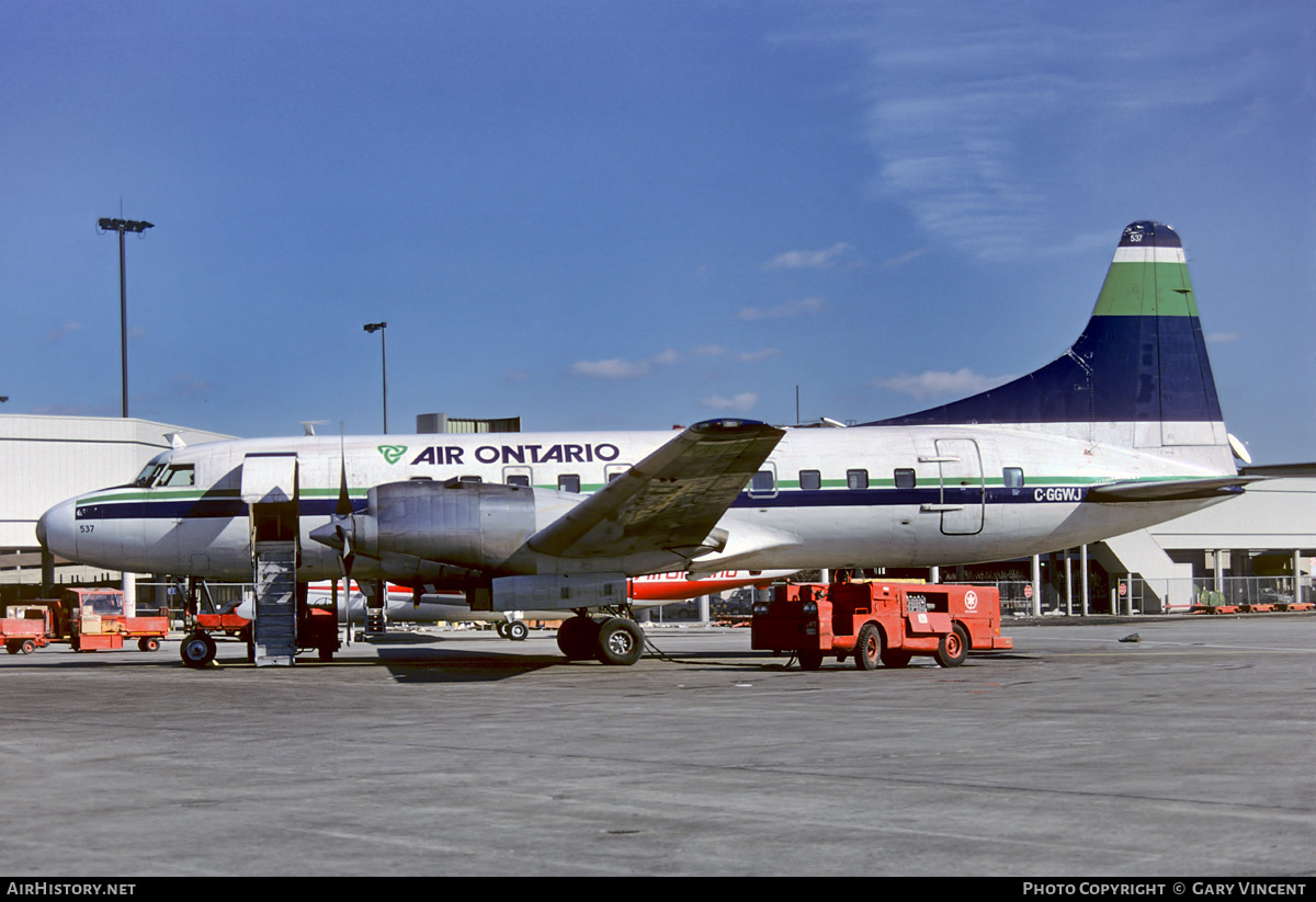 Aircraft Photo of C-GGWJ | Convair 580 | Air Ontario | AirHistory.net #809898