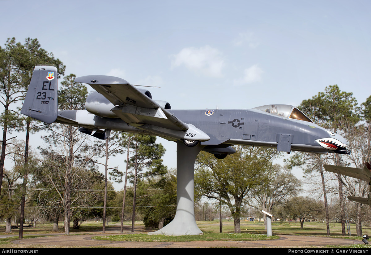 Aircraft Photo of 73-1667 / 3667 | Fairchild GA-10A Thunderbolt II | USA - Air Force | AirHistory.net #809902