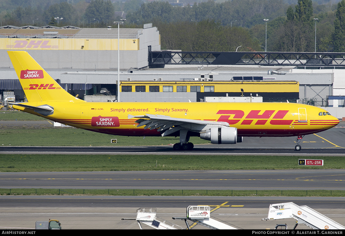 Aircraft Photo of D-AZML | Airbus A300B4-622R(F) | DHL International | AirHistory.net #809904