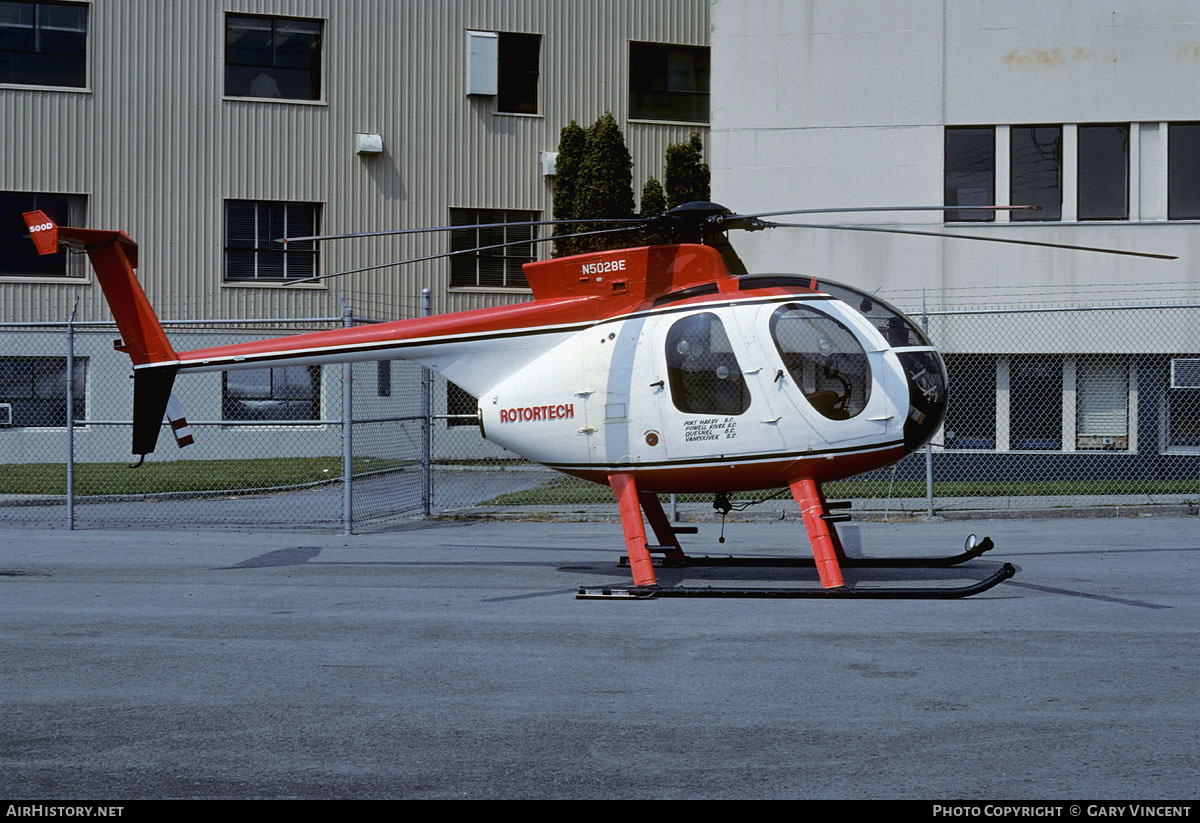 Aircraft Photo of N502BE | McDonnell Douglas MD-500D (369D) | Rotortech Helicopters | AirHistory.net #809906