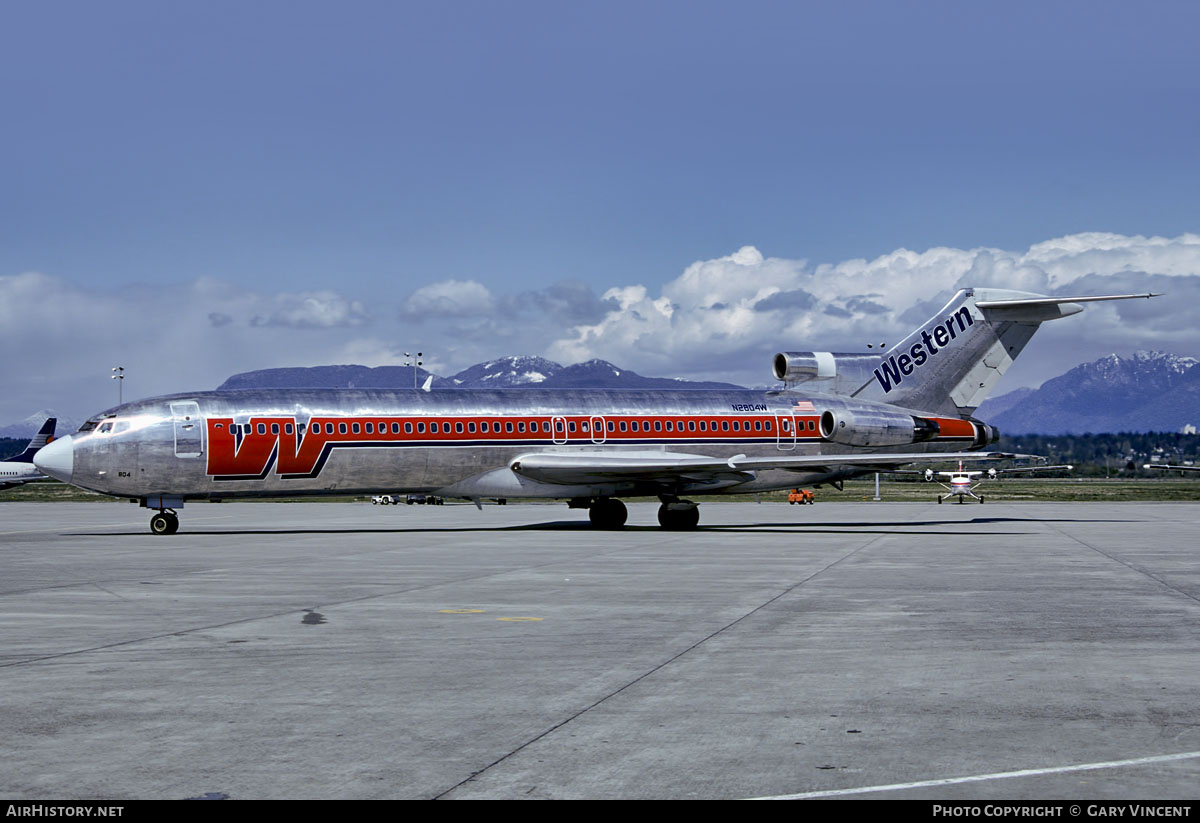 Aircraft Photo of N2804W | Boeing 727-247 | Western Airlines | AirHistory.net #809911