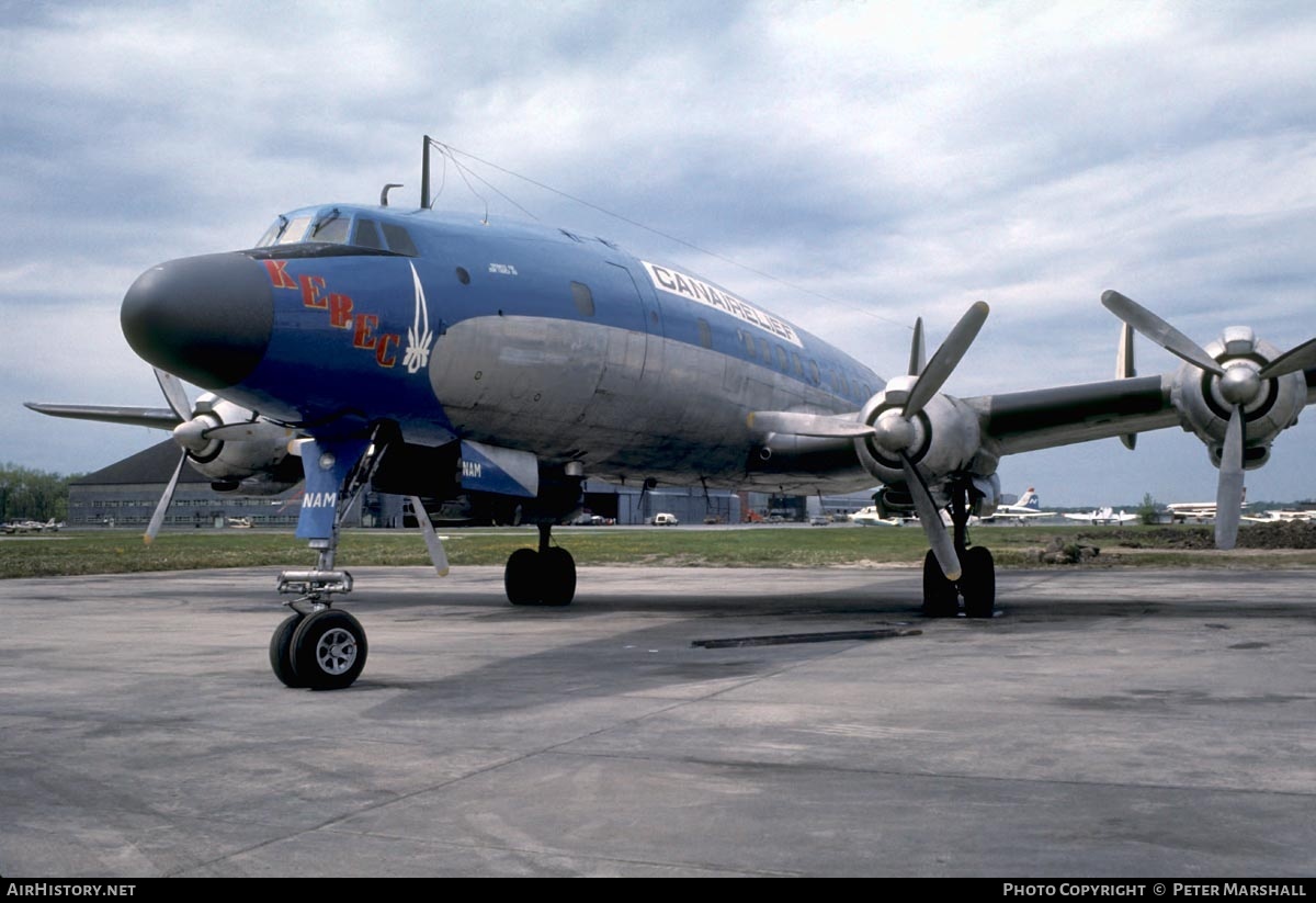 Aircraft Photo of CF-NAM | Lockheed L-1049H/03 Super Constellation | Canairelief | AirHistory.net #809912