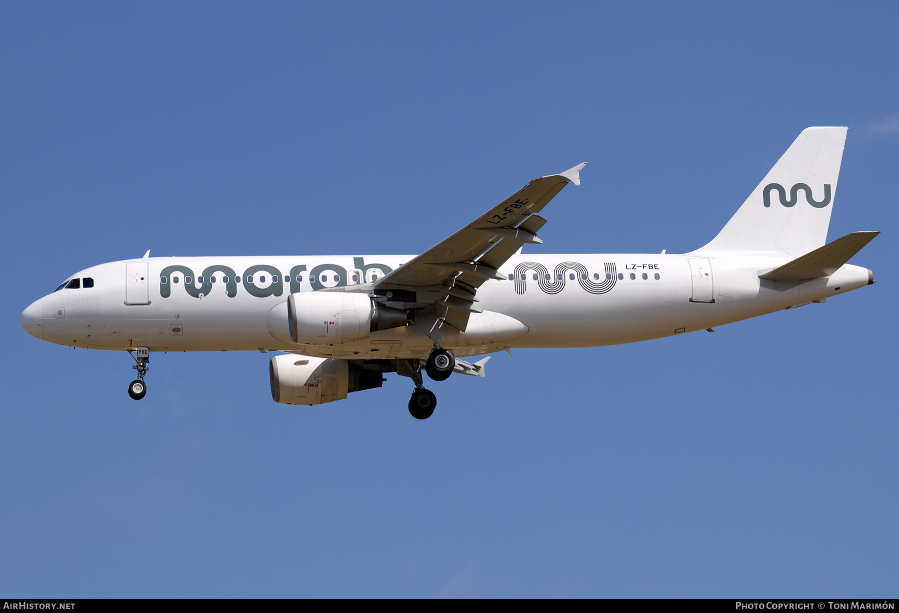 Aircraft Photo of LZ-FBE | Airbus A320-214 | Marabu Airlines | AirHistory.net #809918