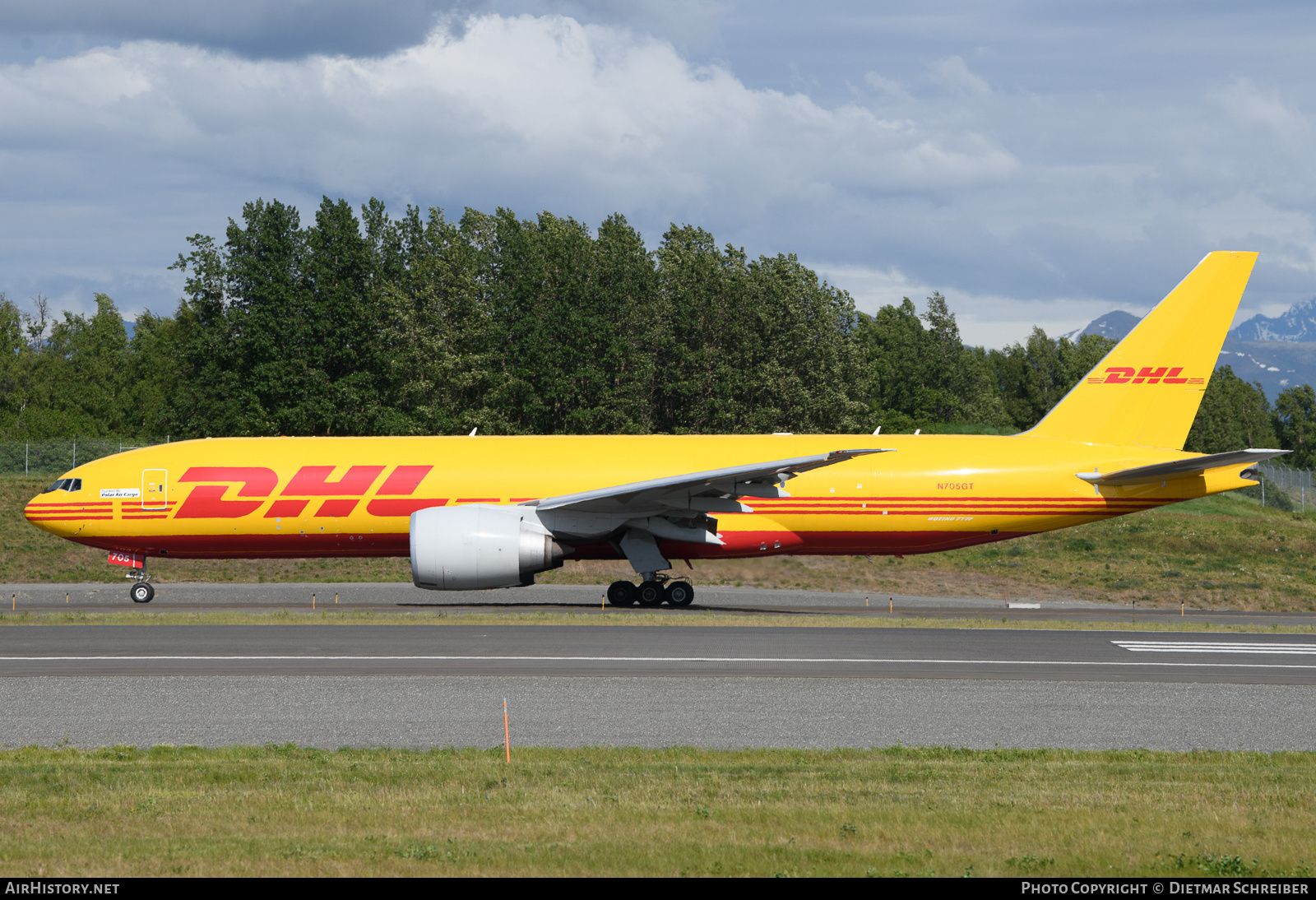 Aircraft Photo of N705GT | Boeing 777-F | DHL International | AirHistory.net #809924
