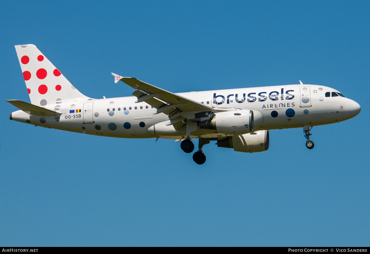 Aircraft Photo of OO-SSB | Airbus A319-111 | Brussels Airlines | AirHistory.net #809926