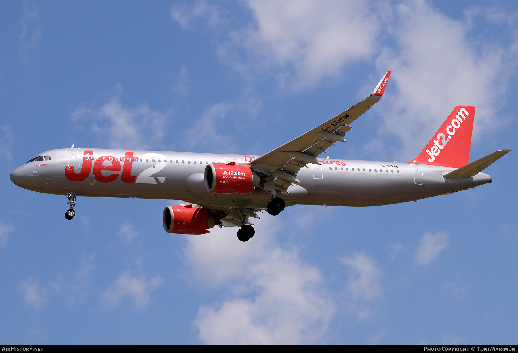 Aircraft Photo of G-SUNM | Airbus A321-251NX | Jet2 | AirHistory.net #809928