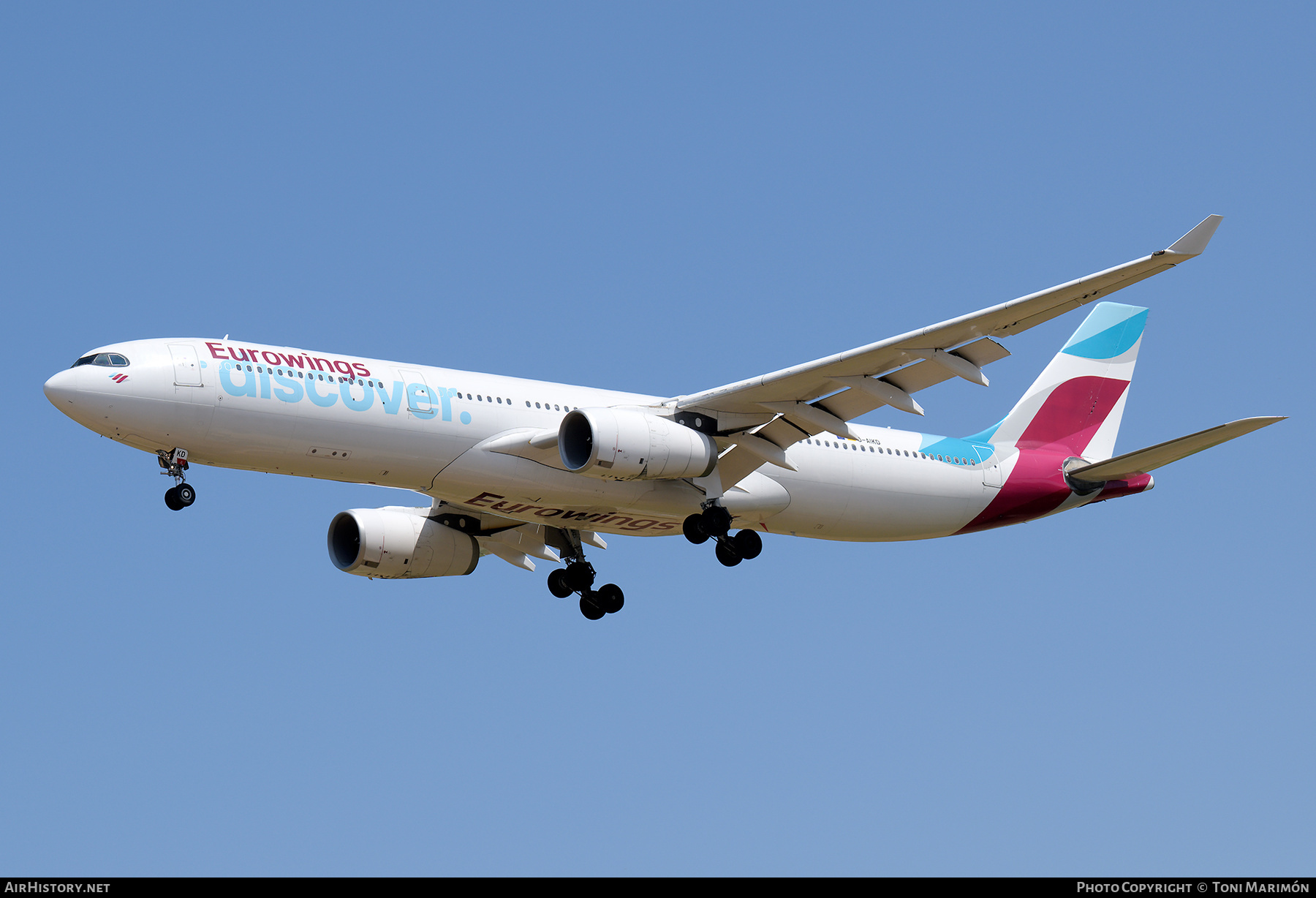 Aircraft Photo of D-AIKD | Airbus A330-343 | Eurowings Discover | AirHistory.net #809980