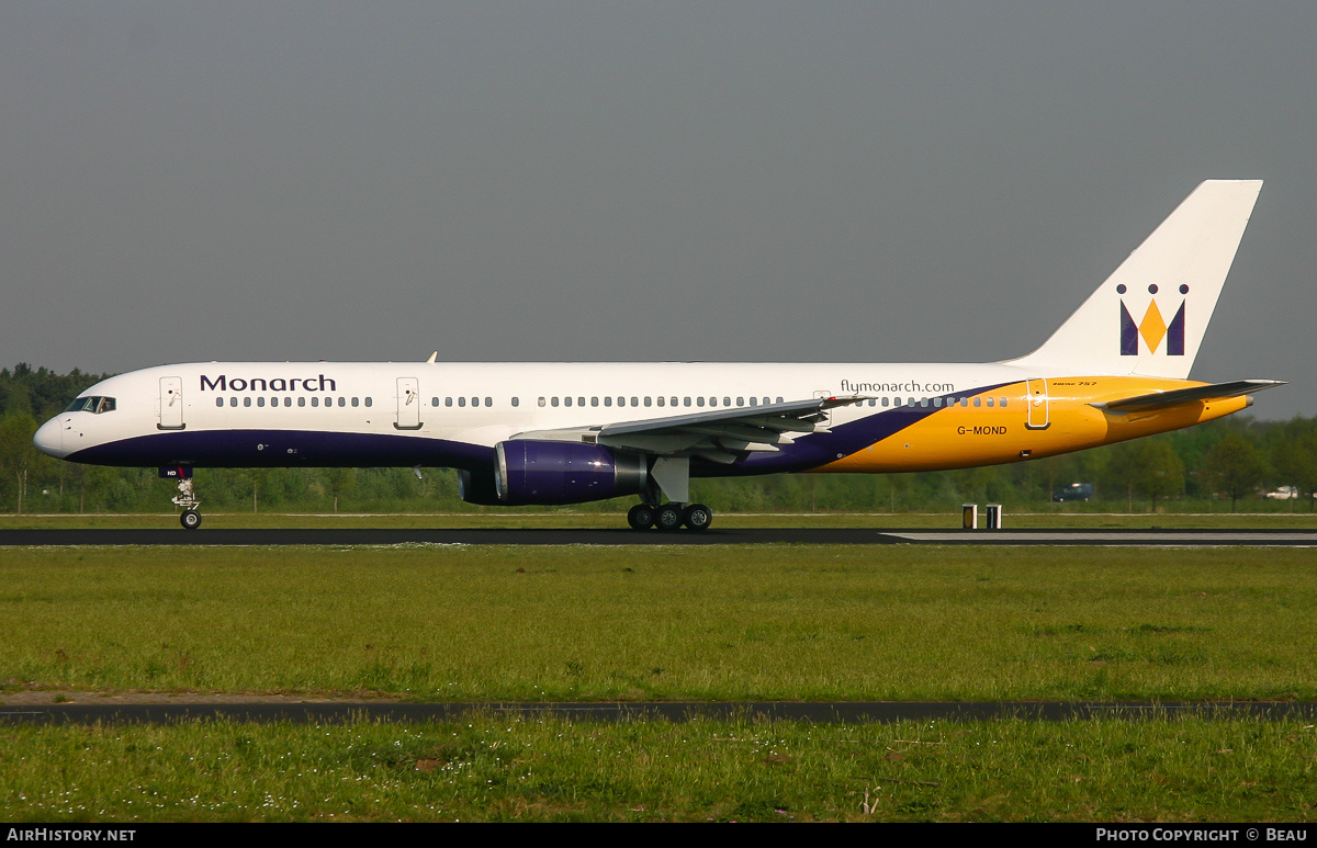 Aircraft Photo of G-MOND | Boeing 757-2T7 | Monarch Airlines | AirHistory.net #809999