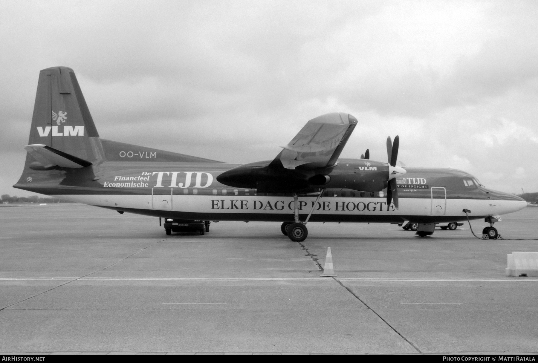 Aircraft Photo of OO-VLM | Fokker 50 | VLM Airlines | AirHistory.net #810010