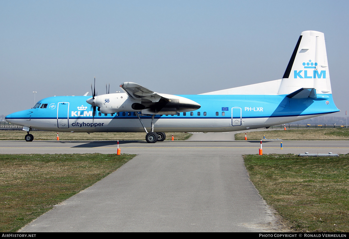 Aircraft Photo of PH-LXR | Fokker 50 | KLM Cityhopper | AirHistory.net #810026