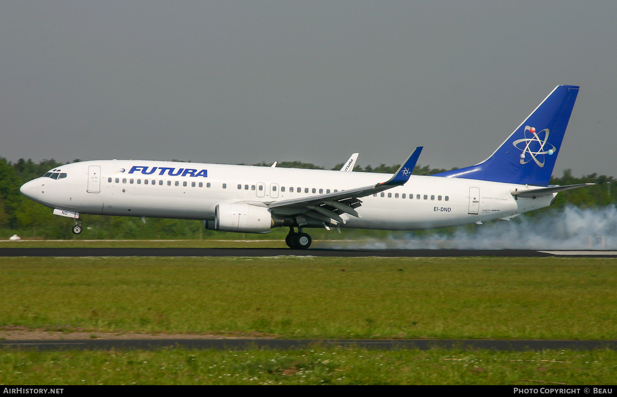 Aircraft Photo of EI-DND | Boeing 737-86N | Futura International Airways | AirHistory.net #810038