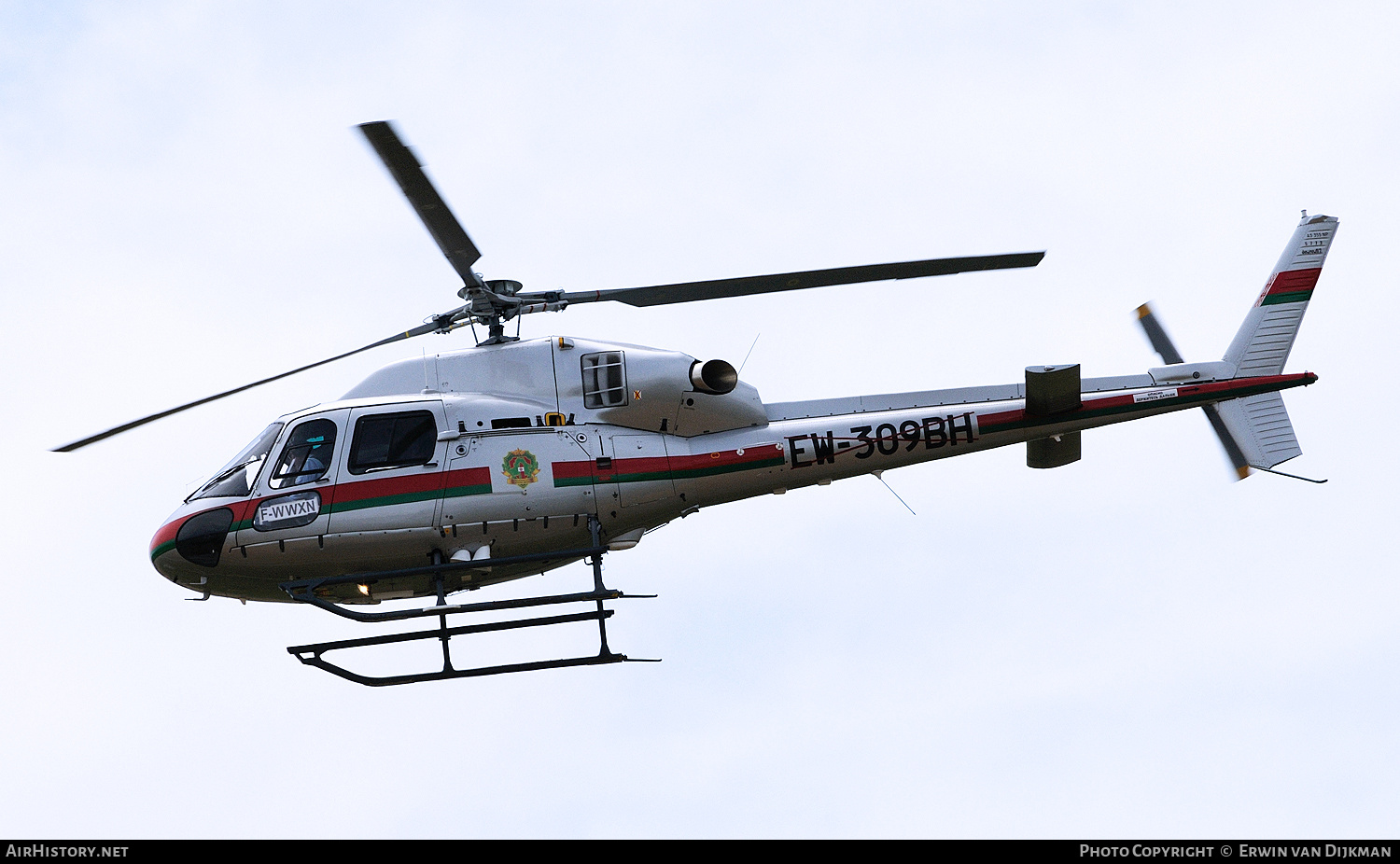Aircraft Photo of EW-309BH / F-WWXN | Eurocopter AS-355NP Ecureuil 2 | Border Service of the Republic of Belarus | AirHistory.net #810055