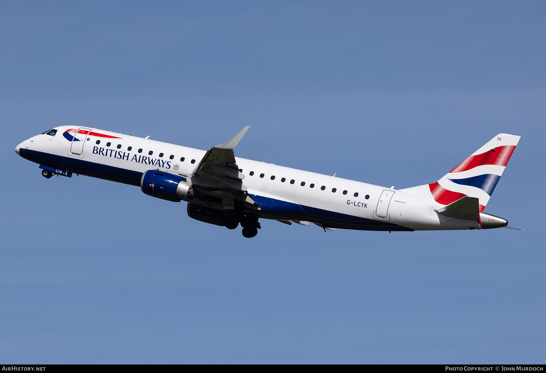 Aircraft Photo of G-LCYK | Embraer 190SR (ERJ-190-100SR) | British Airways | AirHistory.net #810079