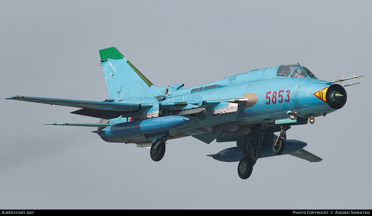 Aircraft Photo of 5853 | Sukhoi Su-22M4K | Vietnam - Air Force | AirHistory.net #810090