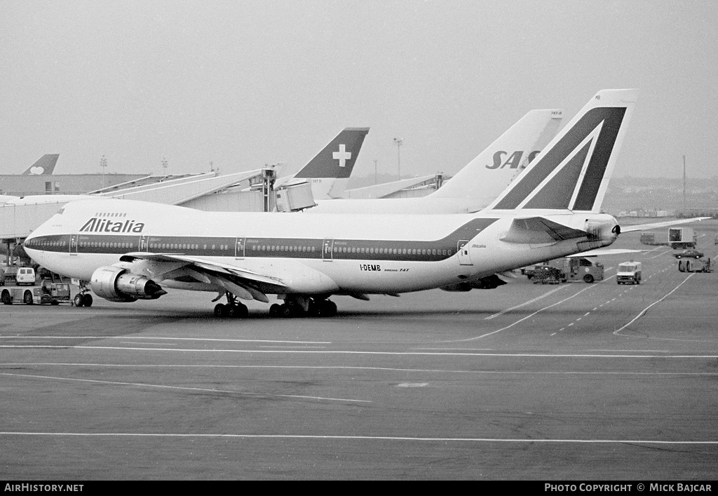 Aircraft Photo of I-DEMB | Boeing 747-243B | Alitalia | AirHistory.net #810101