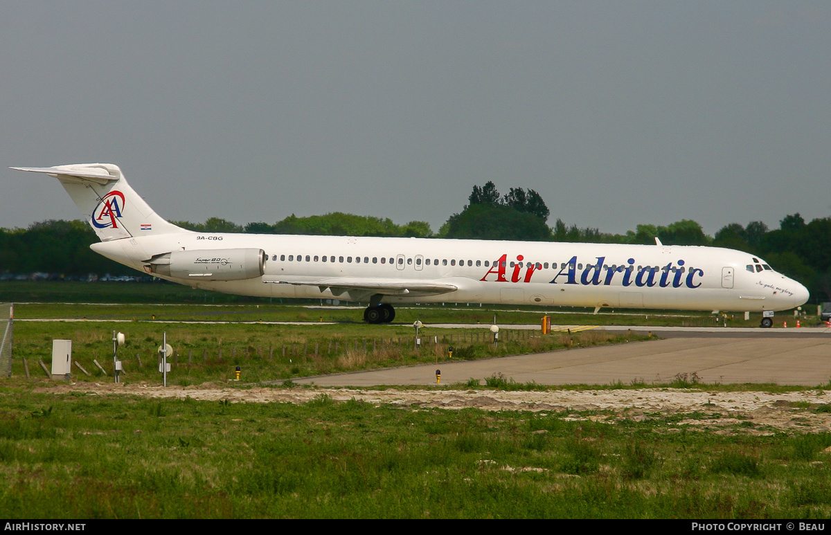 Aircraft Photo of 9A-CBG | McDonnell Douglas MD-82 (DC-9-82) | Air Adriatic | AirHistory.net #810108