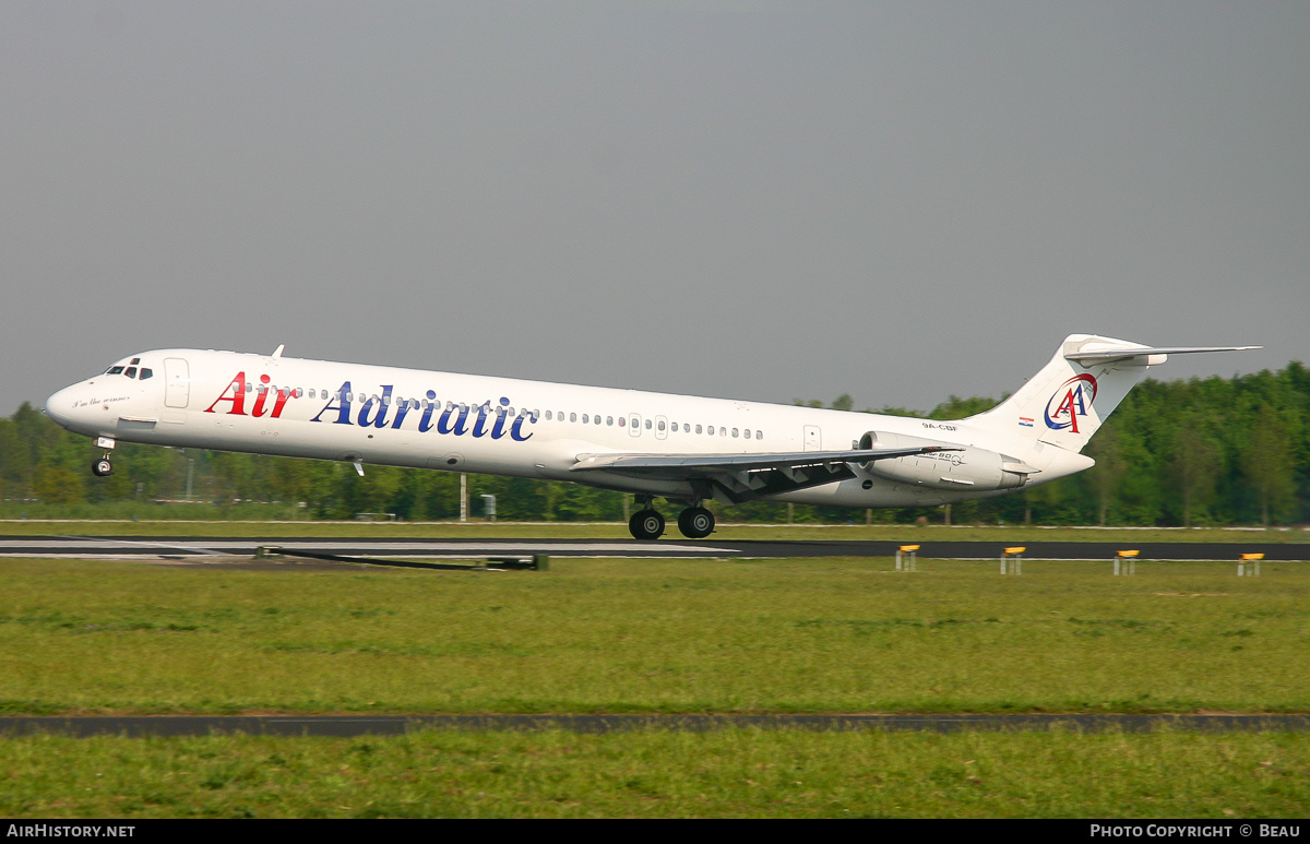 Aircraft Photo of 9A-CBF | McDonnell Douglas MD-82 (DC-9-82) | Air Adriatic | AirHistory.net #810124