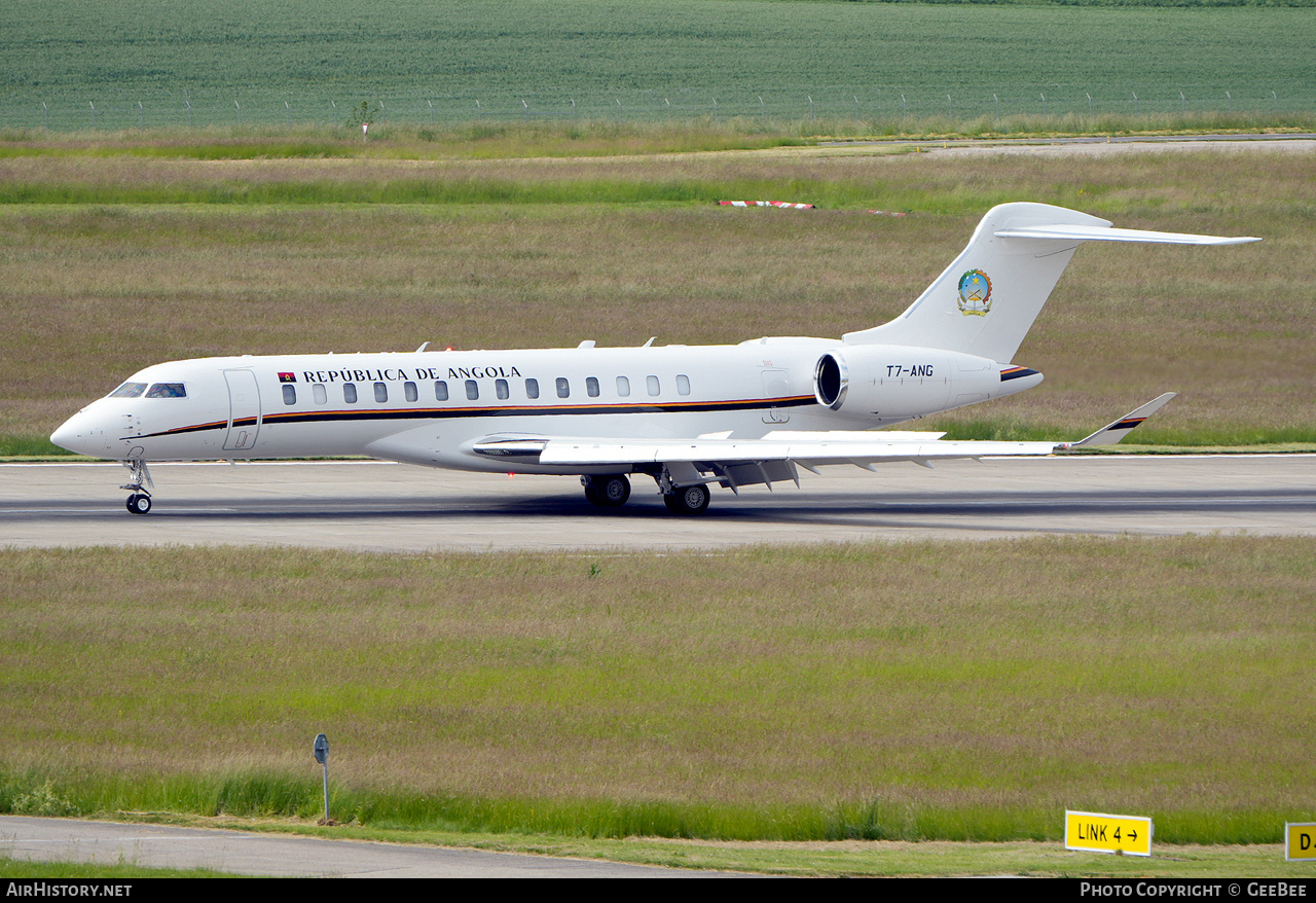 Aircraft Photo of T7-ANG | Bombardier Global 7500 (BD-700-2A12) | Angola Government | AirHistory.net #810136