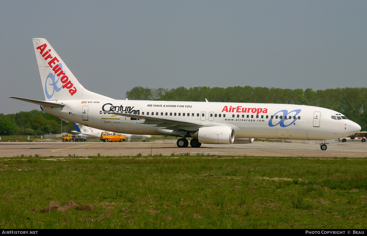 Aircraft Photo of EC-ISN | Boeing 737-86Q | Air Europa | AirHistory.net #810150