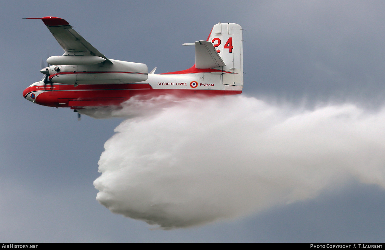 Aircraft Photo of F-AYKM | Conair S-2T Turbo Firecat | Sécurité Civile | AirHistory.net #810177