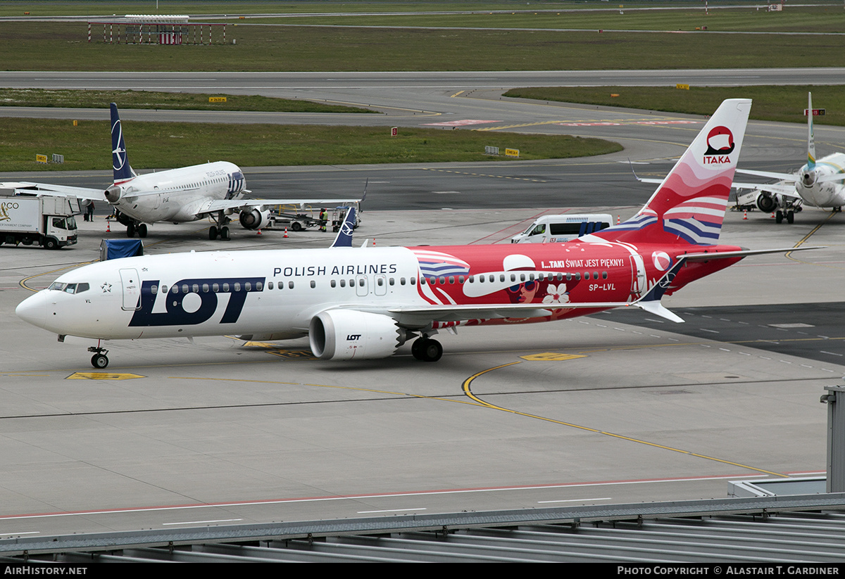 Aircraft Photo of SP-LVL | Boeing 737-8 Max 8 | LOT Polish Airlines - Polskie Linie Lotnicze | AirHistory.net #810178