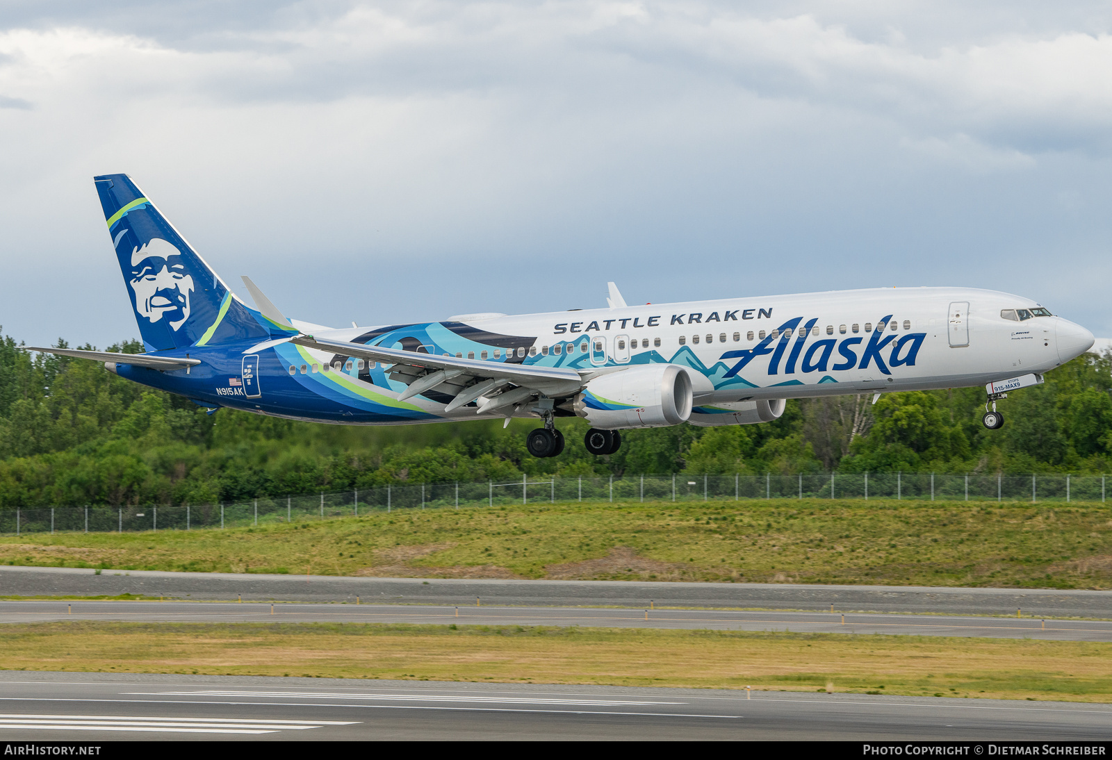 Aircraft Photo of N915AK | Boeing 737-9 Max 9 | Alaska Airlines | AirHistory.net #810185