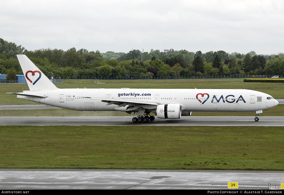 Aircraft Photo of TC-MGG | Boeing 777-3ZG/ER | MGA - Mavi Gok Aviation | AirHistory.net #810192